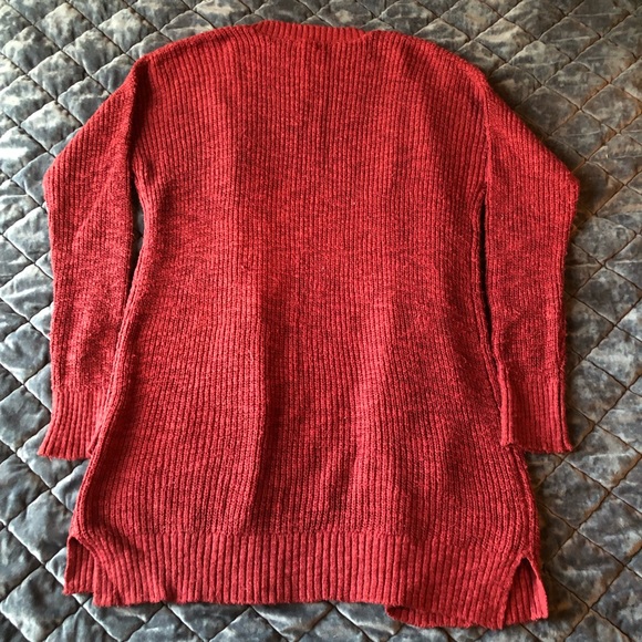 CLEARANCE Red Cardigan Sweater - Picture 6 of 6
